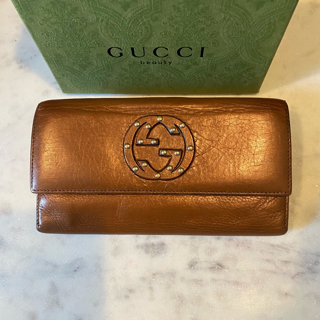 Gucci Soho Metallic Wallet